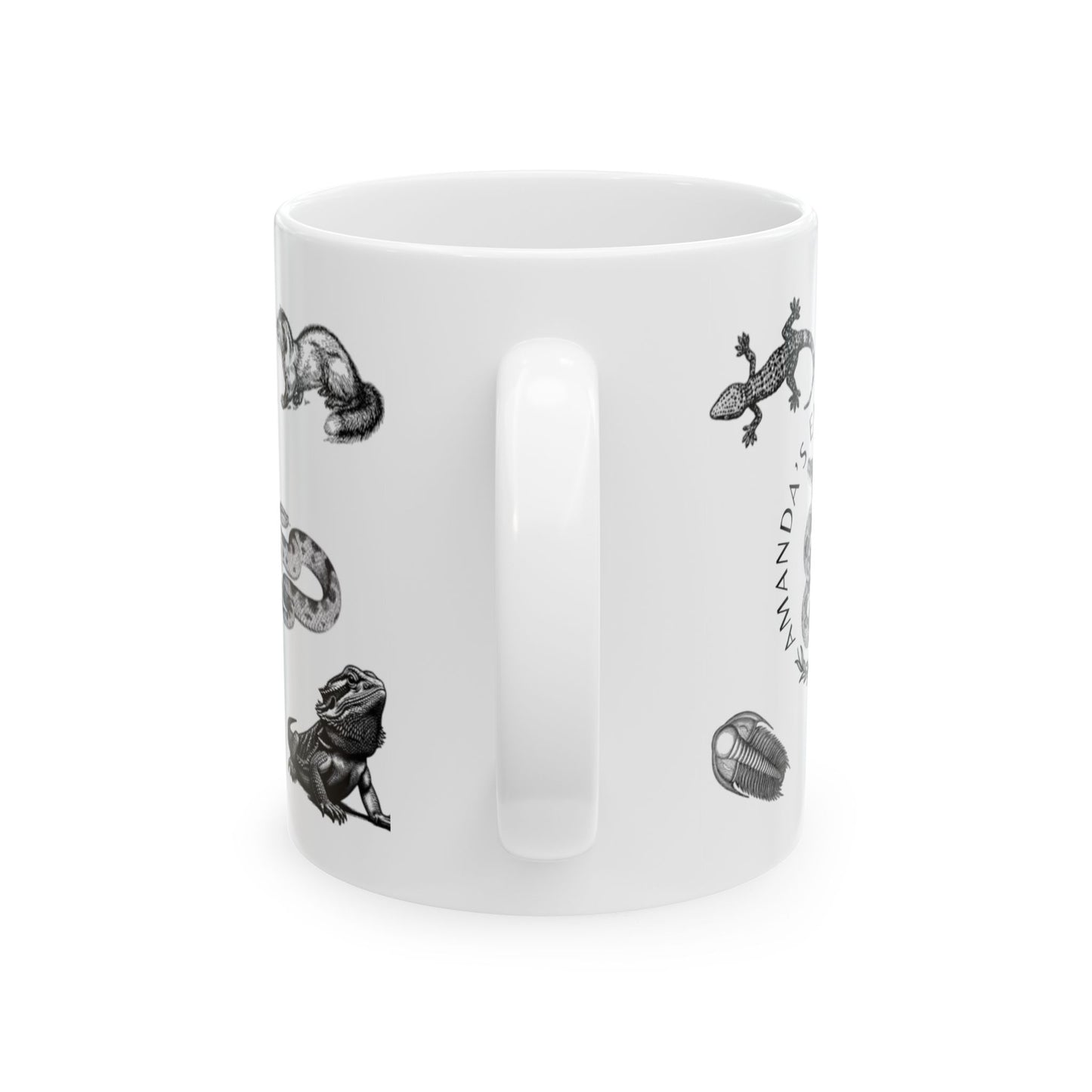 Animal Reptile Themed Ceramic Mug