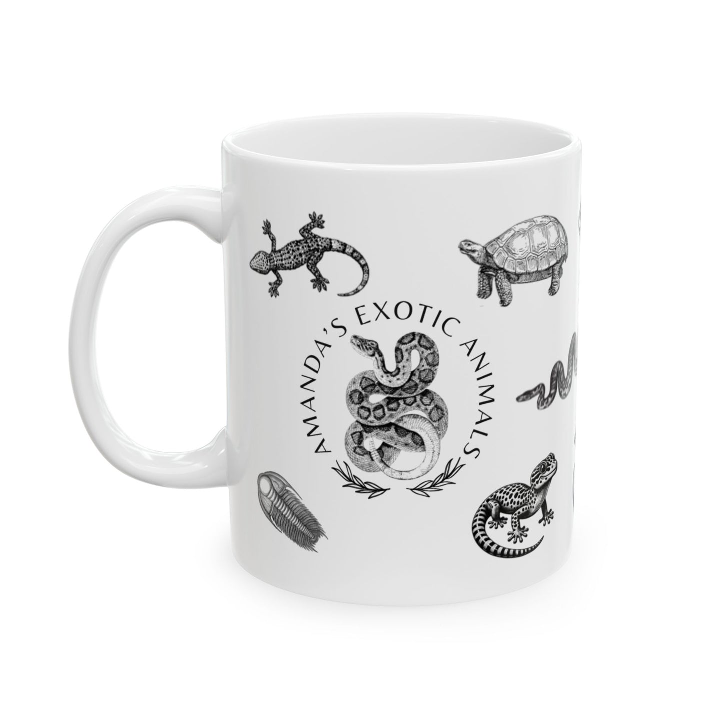 Animal Reptile Themed Ceramic Mug