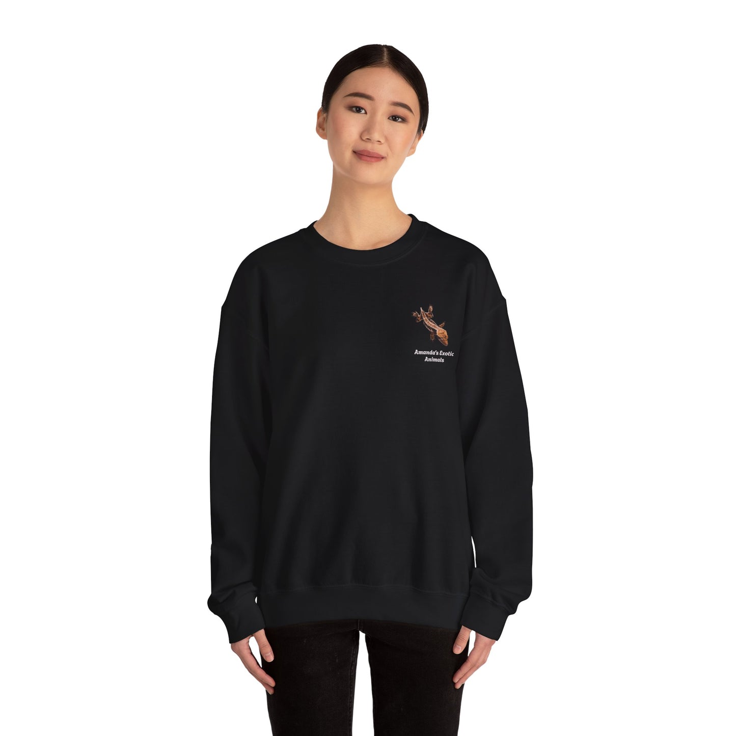 Crested Gecko Multi Gecko Unisex Heavy Blend™ Crewneck Sweatshirt