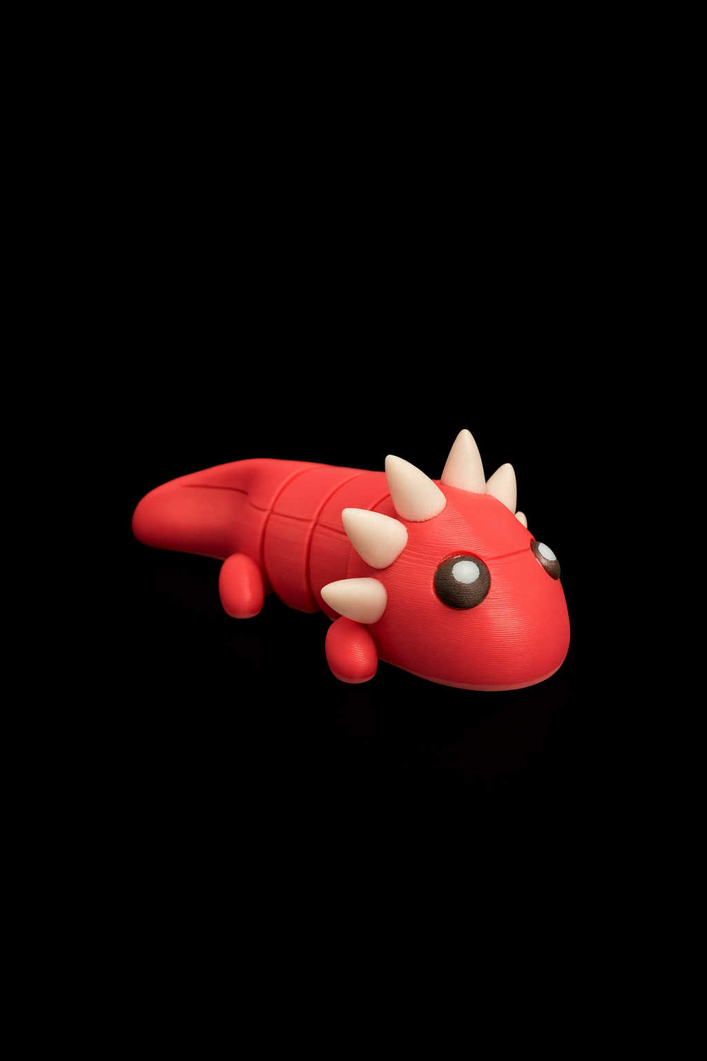 3D Printed Pink Axolotl