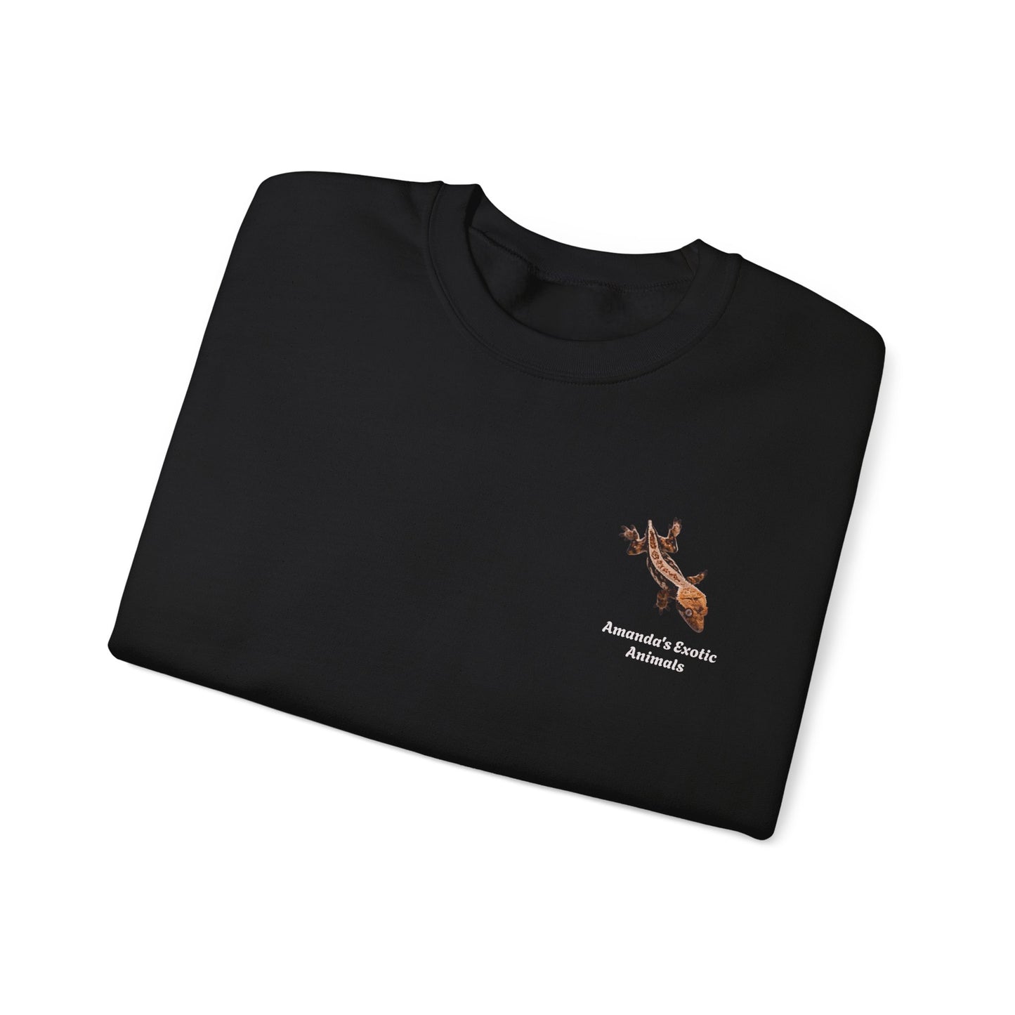 Crested Gecko Multi Gecko Unisex Heavy Blend™ Crewneck Sweatshirt