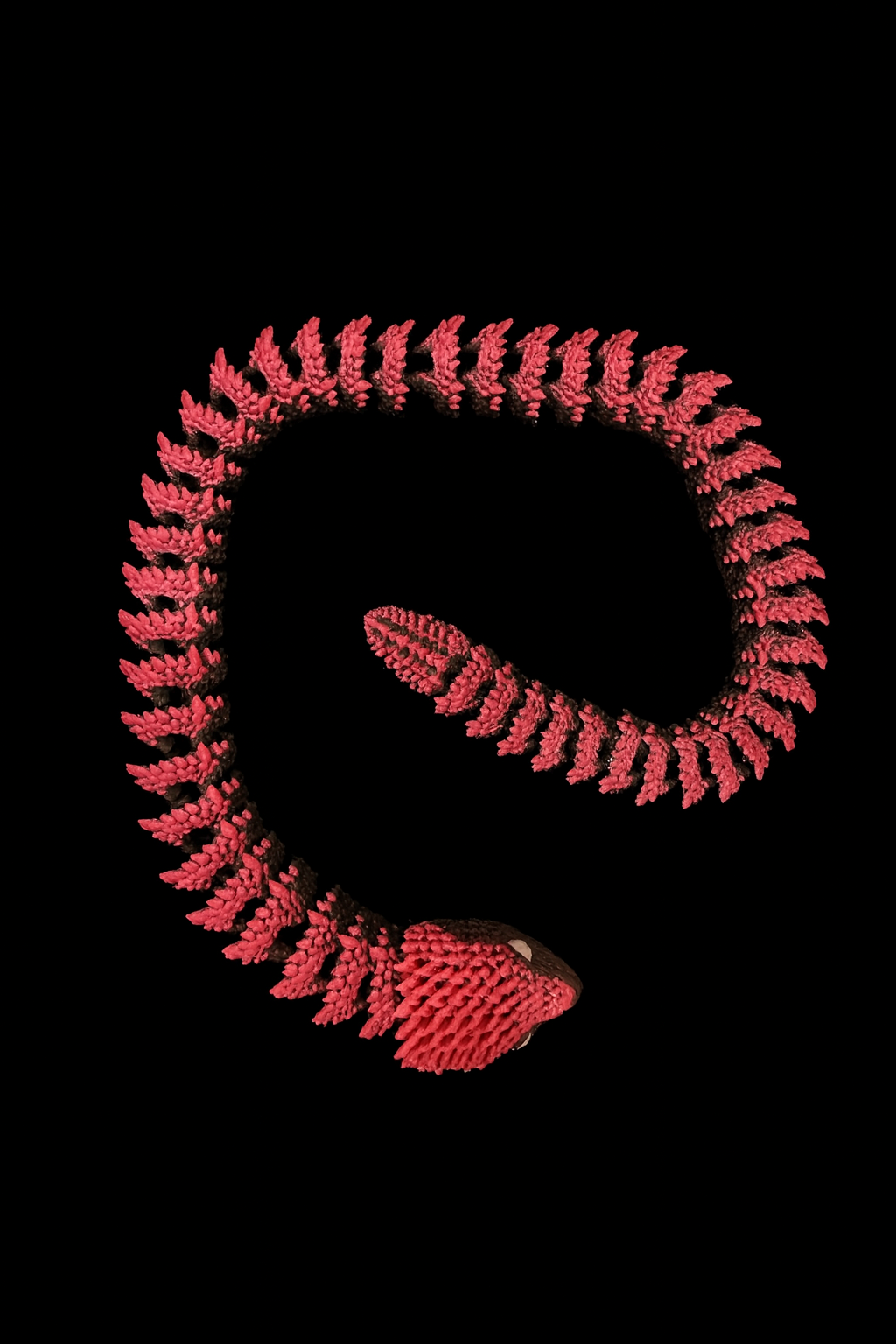 3D Printed Spikey Snake