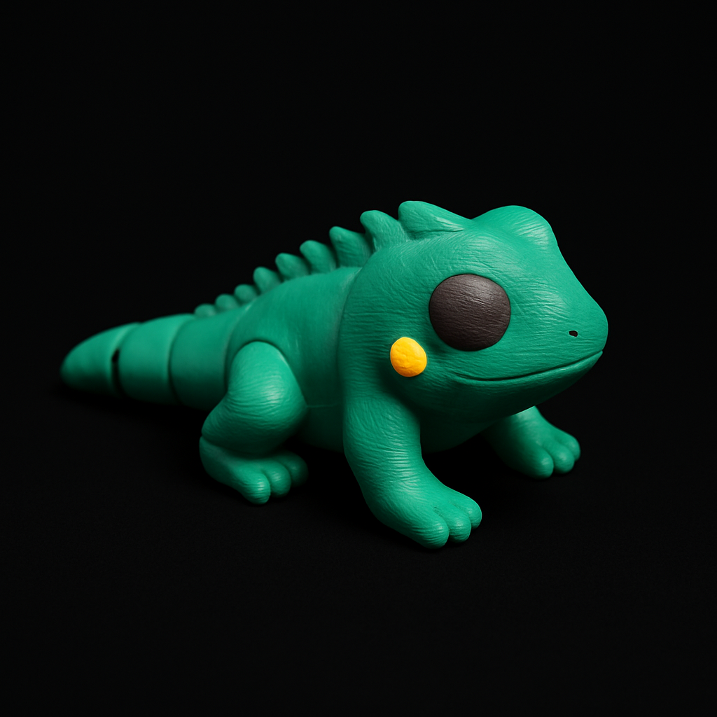 Mini 3D Printed Iguana