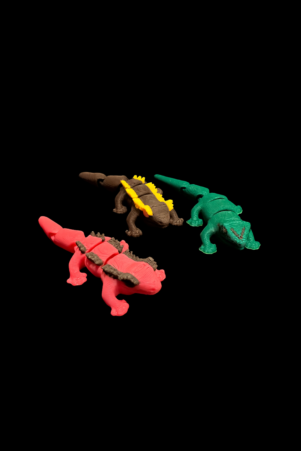 3 Pack - 3D Printed Geckos