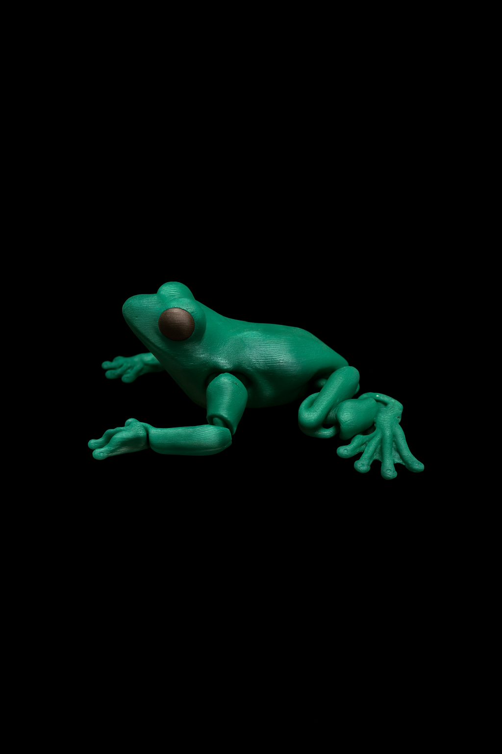 3D Printed Green Dart Frog