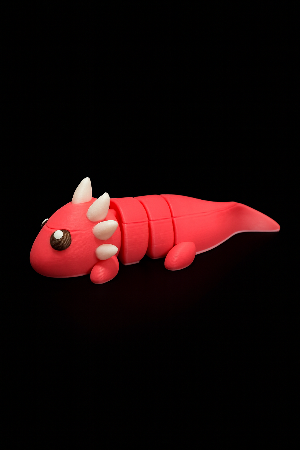 3D Printed Pink Axolotl