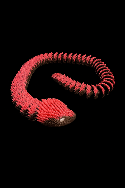 3D Printed Spikey Snake